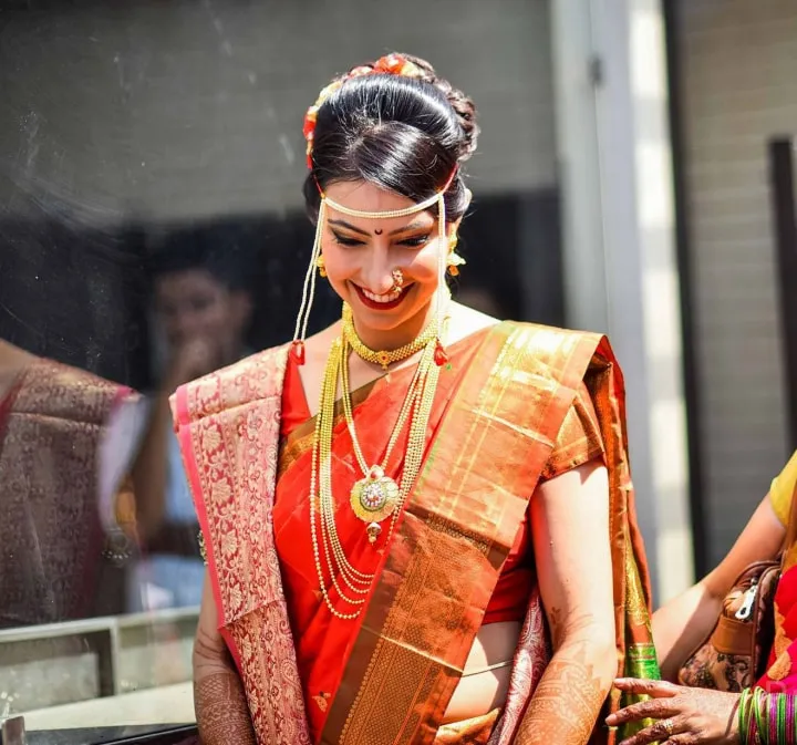 Marathi Bridal Hairstyles for Maharashtrian Brides | Bridal hair, Simple bridal  hairstyle, Bridal hairdo