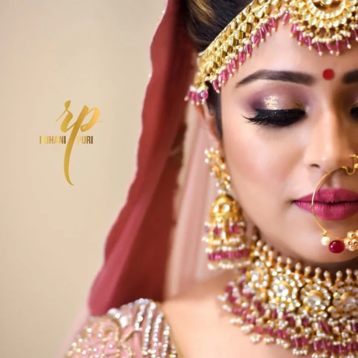 Awwdorable look of our bride post wedding in pink saree and matching bridal  eye makeup | Indian bridal makeup, Bridal makeup looks, Bridal makeup