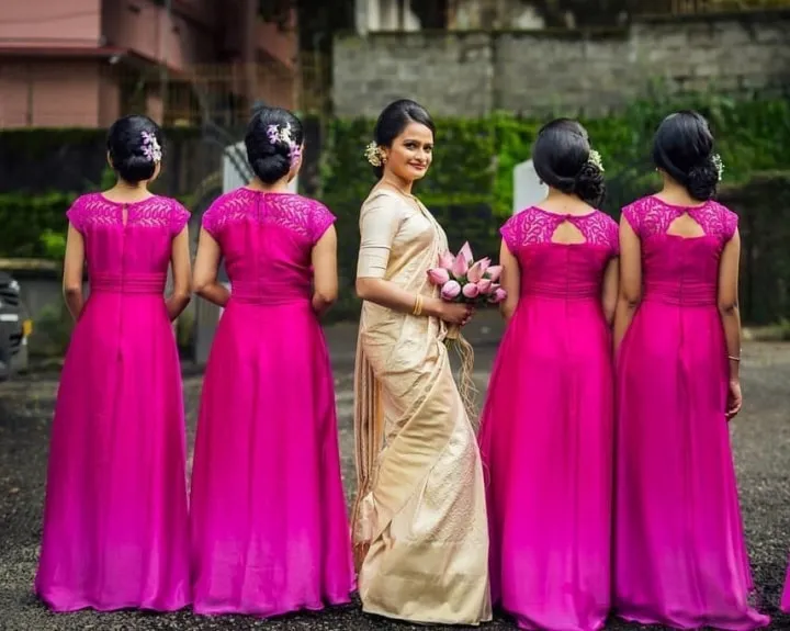 Bridesmaid Dresses and Sarees, India