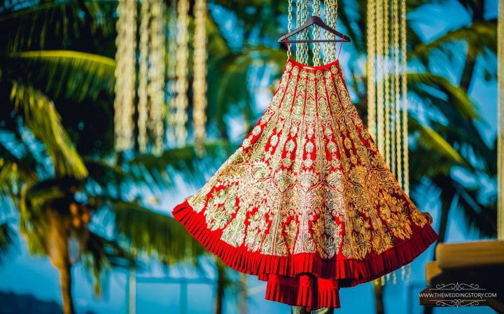 Photo of Red and Pink Hanging Lehenga by Anushree Reddy | Bridal lehenga  collection, Indian bridal outfits, Bridal outfits