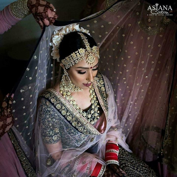 Black Color Satin Silk Wedding Sangeet Garba Wear Lehenga Choli -1790133159  | Heenastyle