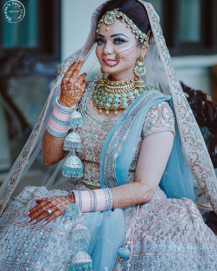 Brides Who Ditched Red And Wore Unique Chooda Colours | Bridal chura, Bridal,  Gorgeous bride
