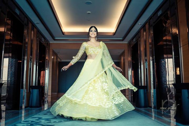 21 Crop Top and Lehenga Designs To Look Like The Perfect Bridesmaid at Your  BFF's Wedding