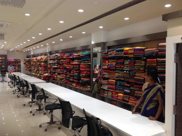 Colorful Fabrics in a Boutique Store