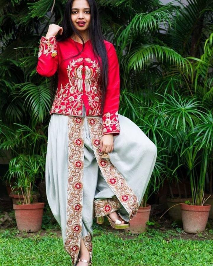 Dhoti pattern shop dress online