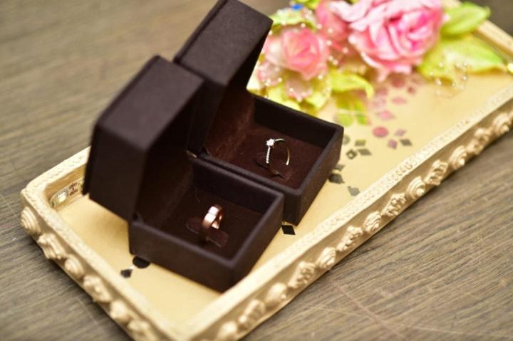 Buy Unique Palette Engagement Ring Tray with Name | Ring Ceremony  Decorative Thali | Ring Ceremony Ring Platter/Ring Ceremony Ring Plate  Online at Low Prices in India - Amazon.in