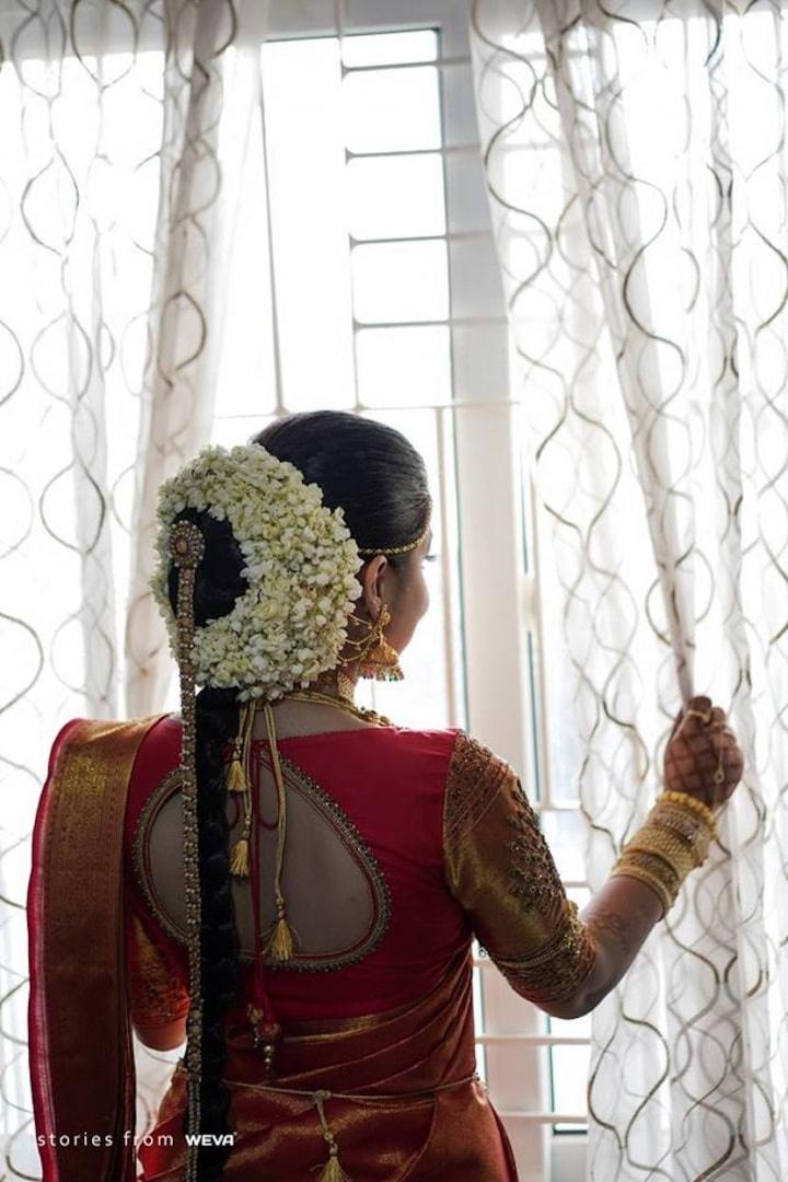 bridal hair style Images • sanaya (@413013001) on ShareChat