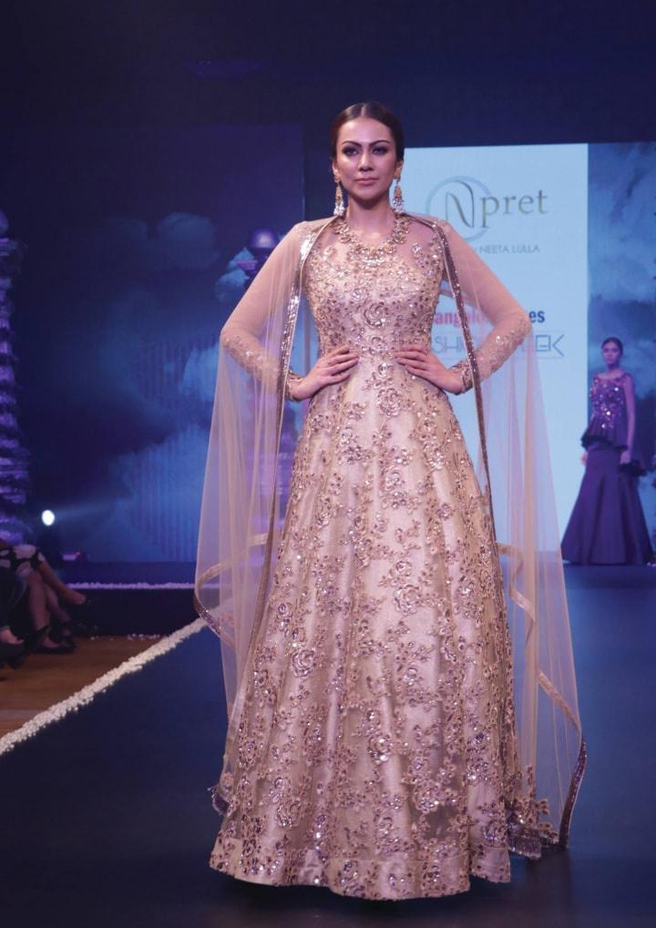 Evening Party Indo Western Designer Gown | Wedding Shaadi Wear