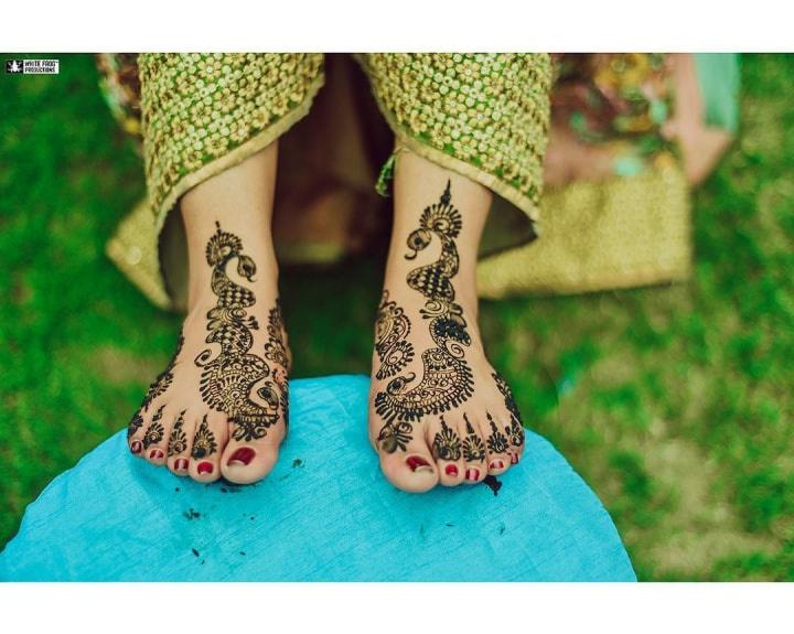 Krishna Mehndi Designs