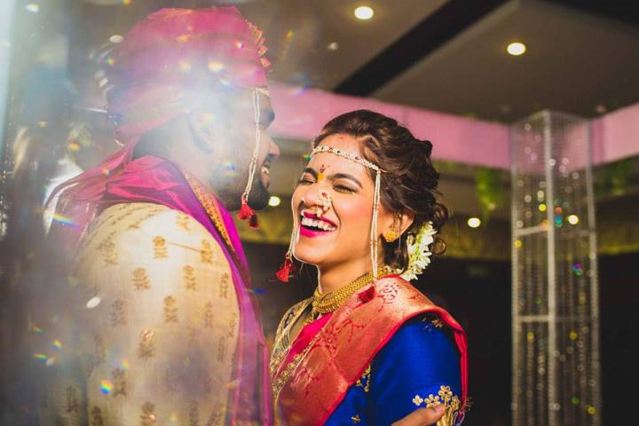 Maharashtrian Bride in a Green Paithani Silk Saree | Bridal looks, Wedding  saree collection, Mumbai wedding