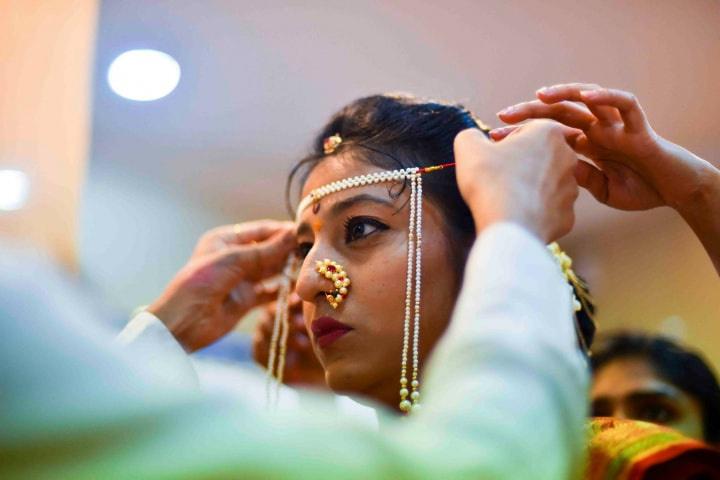 Created this elegant traditional Marathi bridal look , with beautiful  nauvari saree & traditional maharashtrian Jwellary. A perfect blend… |  Instagram
