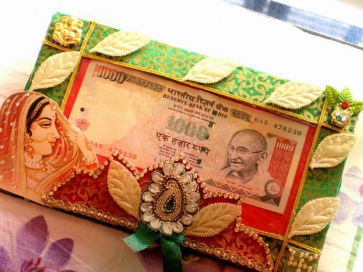 wedding money envelopes cash traditional indian gifts