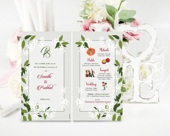 Online deals wedding card