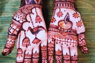 palm mehndi design