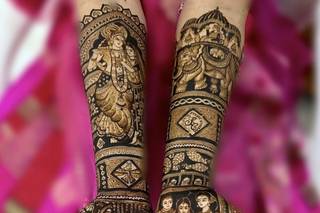 karva chauth mehndi designs