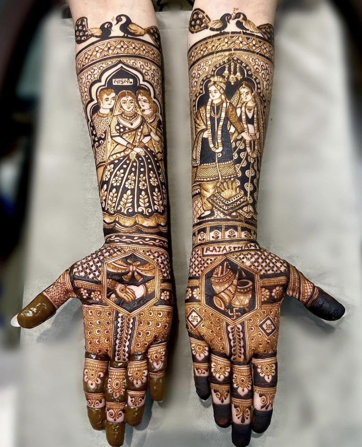 bridal mehndi designs for full hands