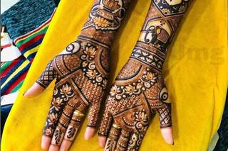 full hand indian mehndi design