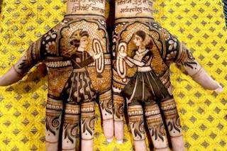 royal bridal full front hand mehndi design