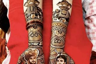 royal bridegroom mehndi design