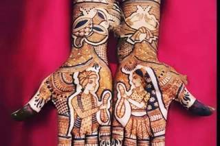 full hand bridegroom mehndi design