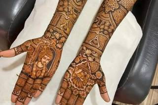 full hand mehndi design