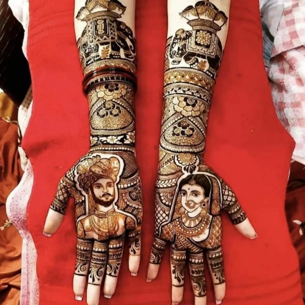 royal bridegroom mehndi design