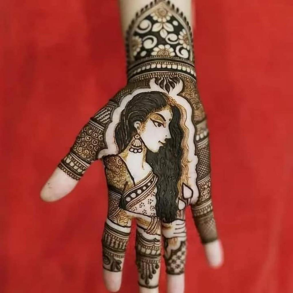 bridal dulhan mehndi design