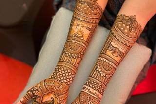 full hand mehndi design