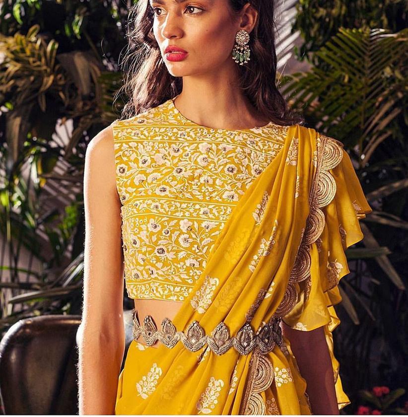 Explore 20+ Best Sleeveless Blouse Designs, Stylish Sleeveless Blouse  Designs @ Weddingwire