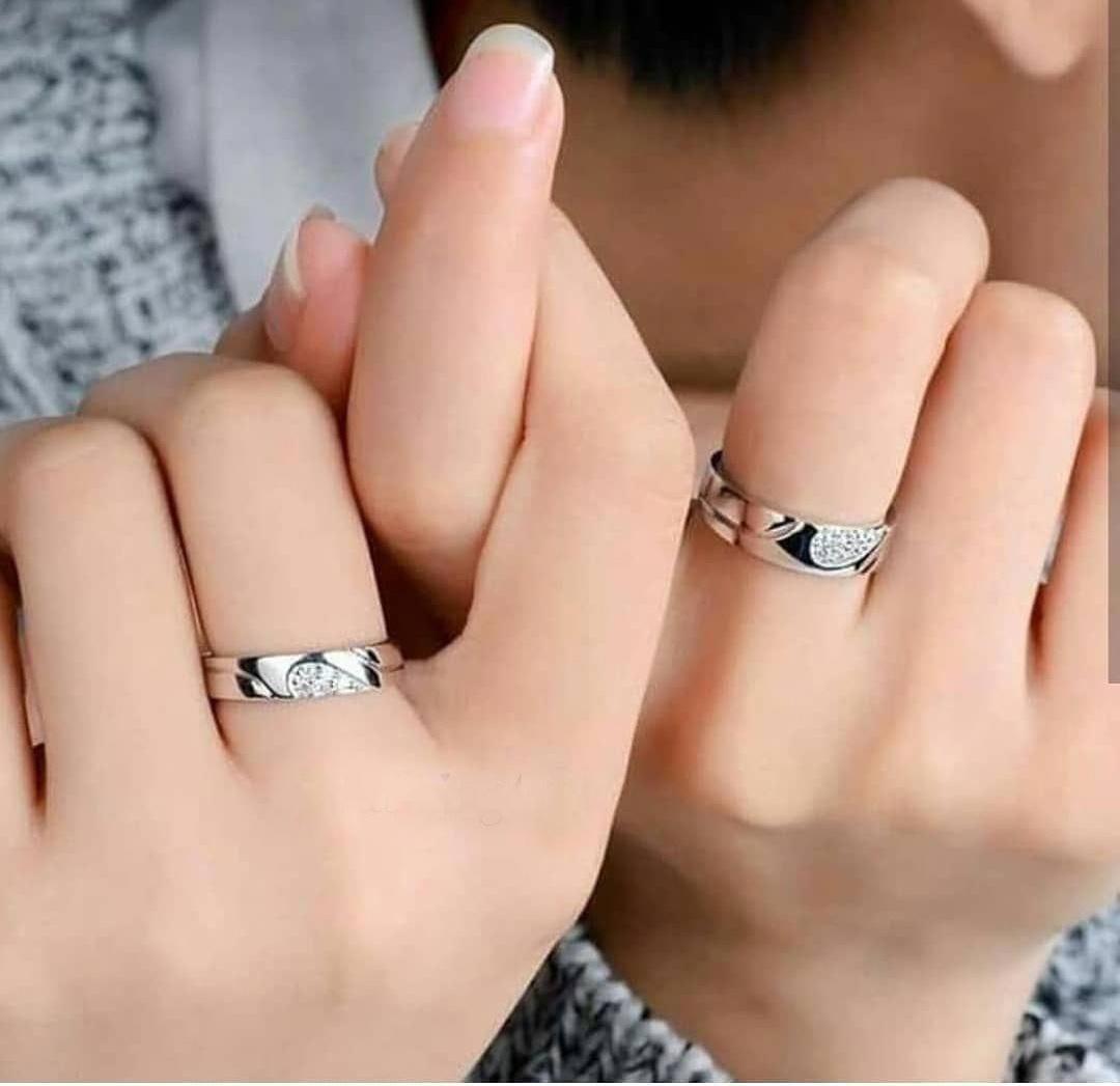 Buy online Silver Plated Love Symbol Couple Ring from fashion jewellery for  Women by Silver Shine for ₹719 at 54% off | 2024 Limeroad.com