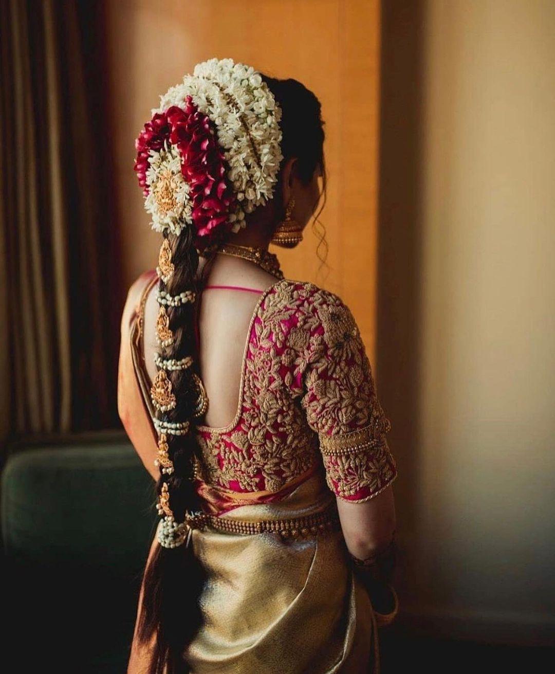 10 Best Hairstyles for Tamil Wedding - Candy Crow