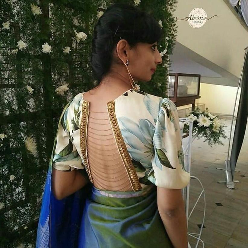 ladies blouse design back