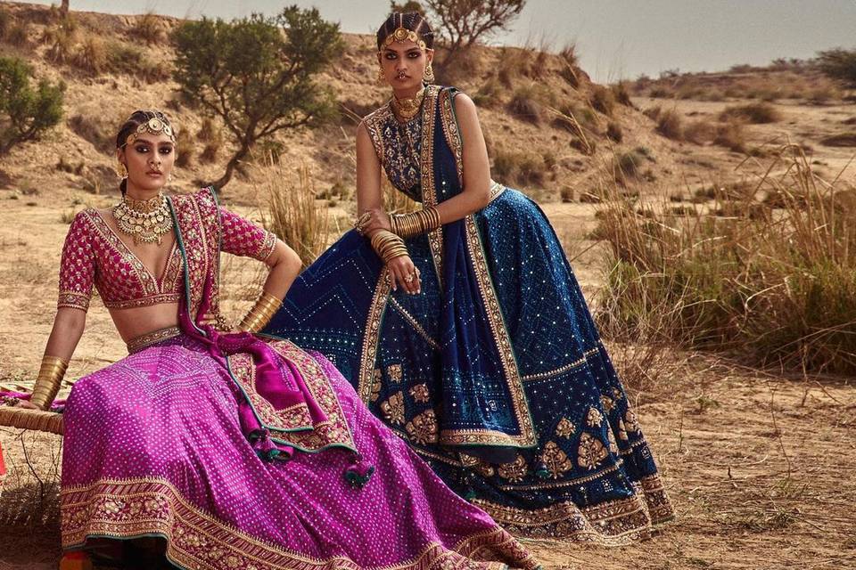 Wedding Wear Bollywood Designer Replica Lehenga Choli, Size: Free