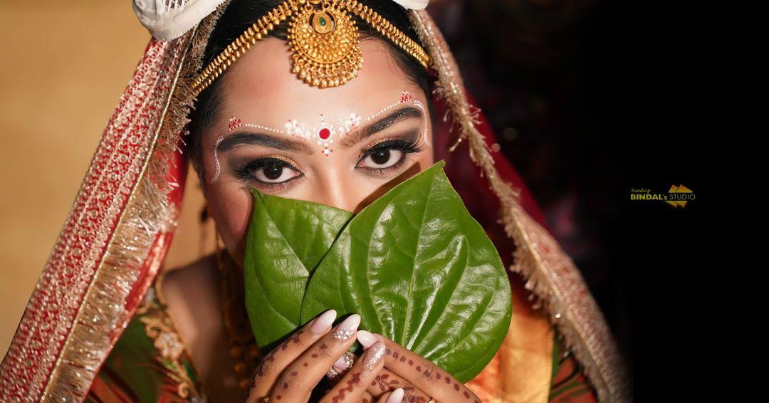 Image of Indian Bridal Makeup , Bridal Makeup Hairstyle , Latest Indian  Bridal Makeup . Wedding Makeup Images-HH949899-Picxy