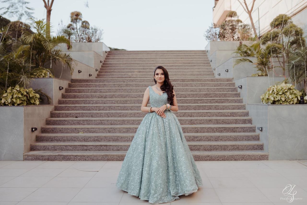 age 18 party wear princess gowns for indian wedding reception