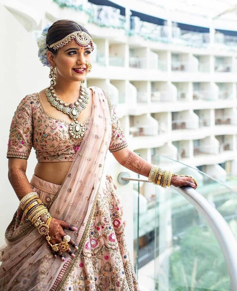 maroon-bridal-chura - ShaadiWish