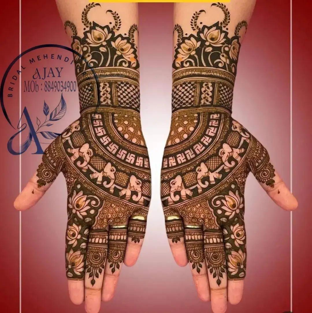 Piyuksh Mehendi Artist - My recent Bridal mehendi Designs!! Book Your order  for Upcoming Shaadi(Marriage) Season at very cheap price starting from 199  Rs For order contact 📞 8669165501 / 7709563401 #staysafe #