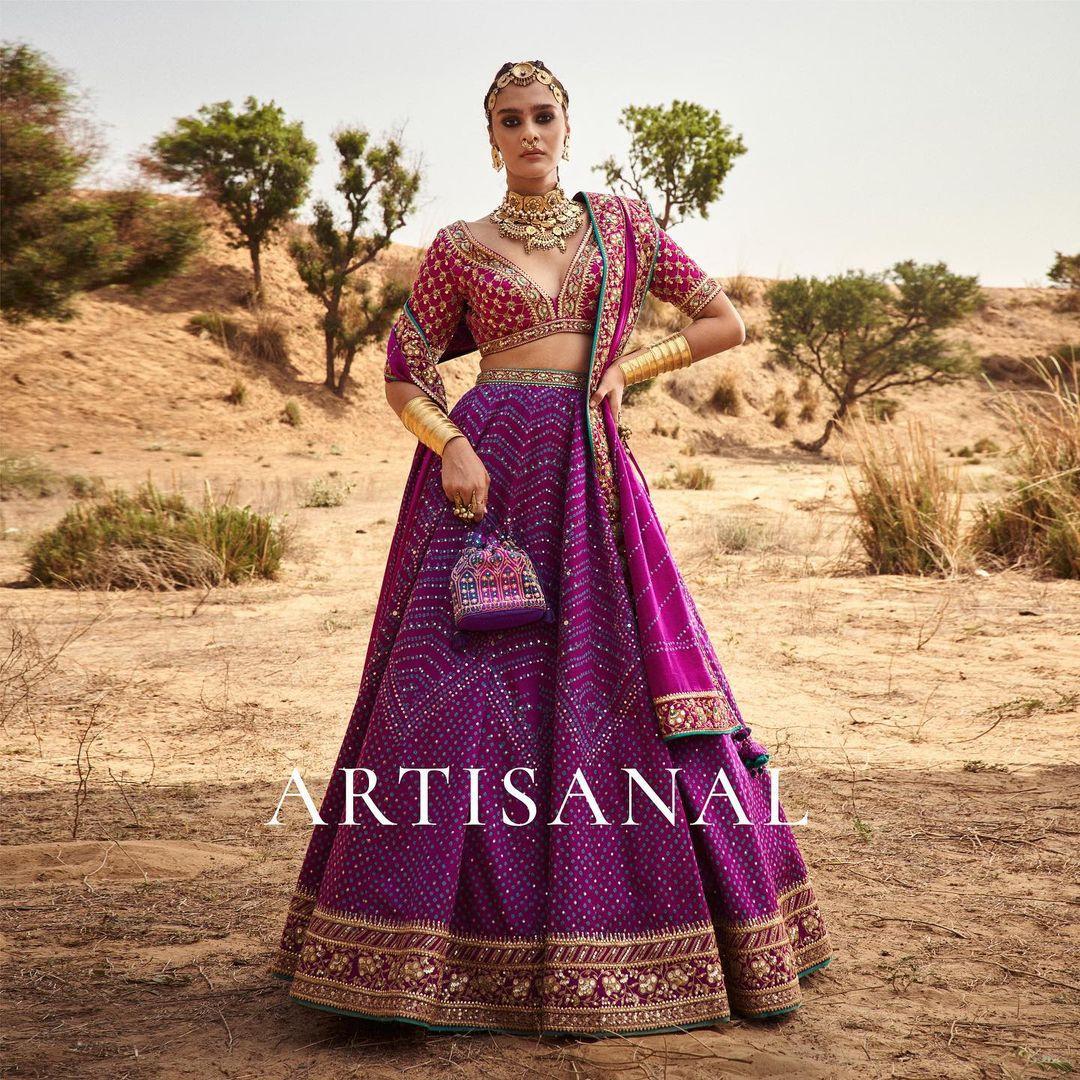 Stunning Anita Dongre Lehengas Spotted On Real Brides – ShaadiWish