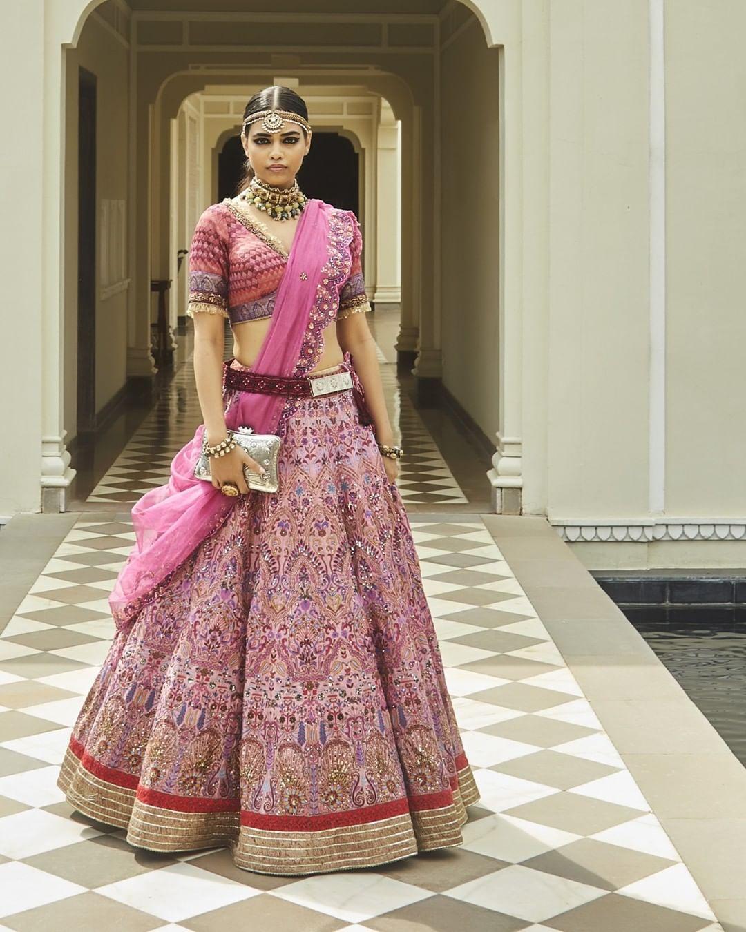 Astha Bridal Georgette Maroon Heavy Embroidery Designer Lehenga Choli at Rs  1350 in Surat