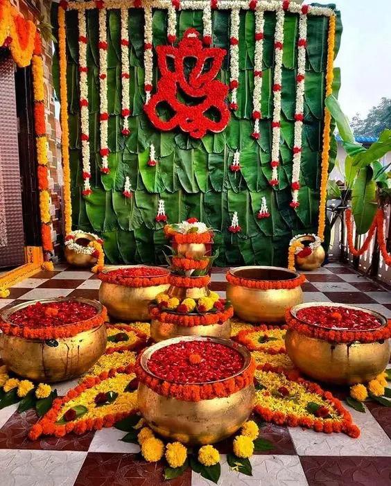 24 Easy Ganesh Chaturthi Decoration Ideas