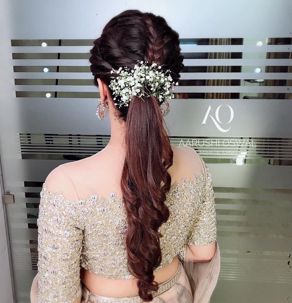 Hairstyles Perfect For A Sangeet Night | Trendy short hair styles,  Engagement hairstyles, Hairstyles for gowns