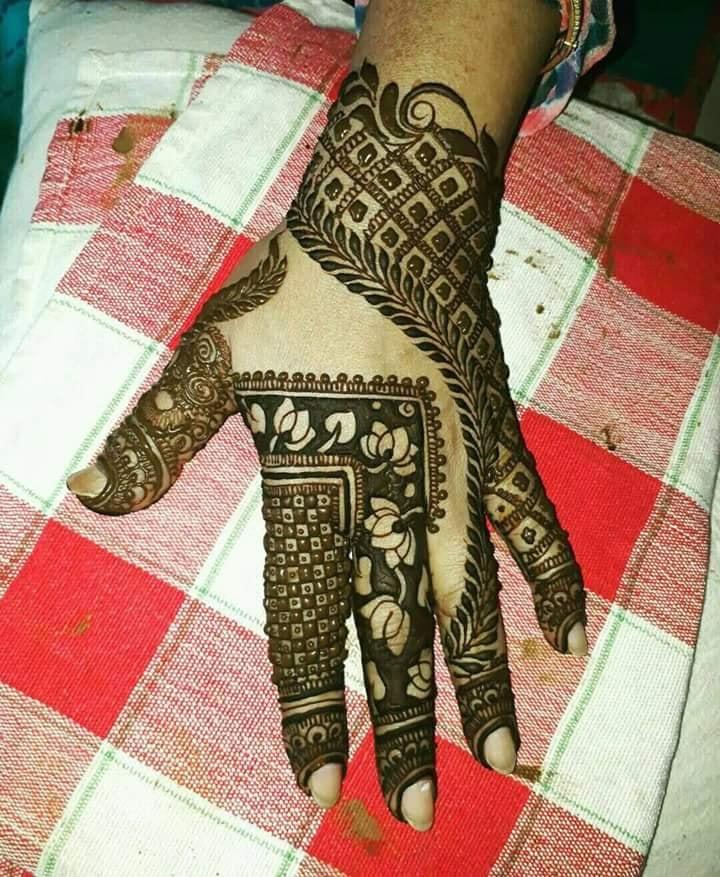 henna hand designs