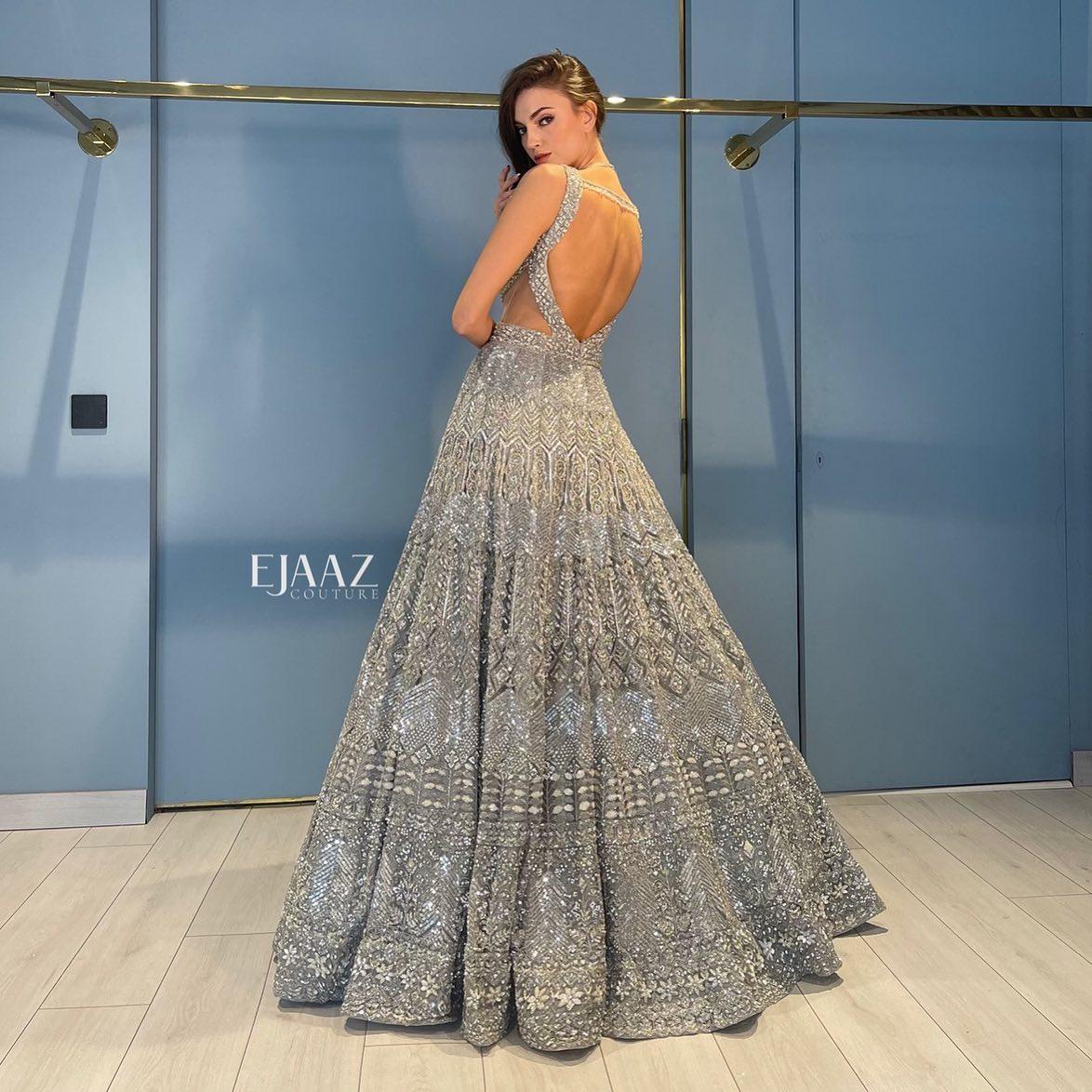 Short Sleeve High Neckline Sequin Lace Wedding Dress With High Slit |  Kleinfeld Bridal