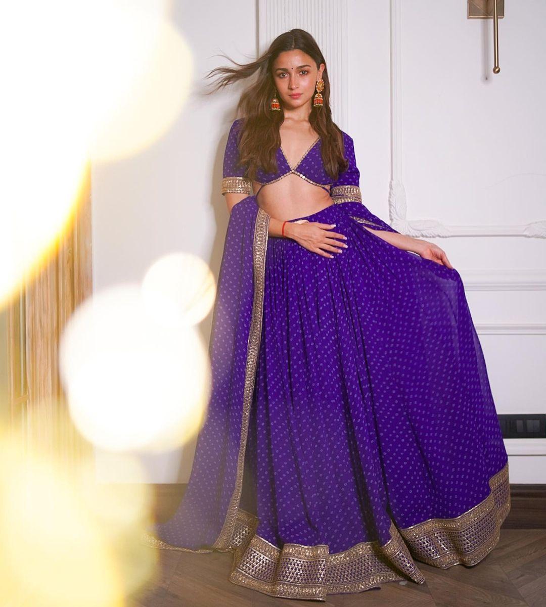 Alia Bhatt wins fashion game in dreamy nude bralette-pants with cape jacket  for friend's wedding: All pics