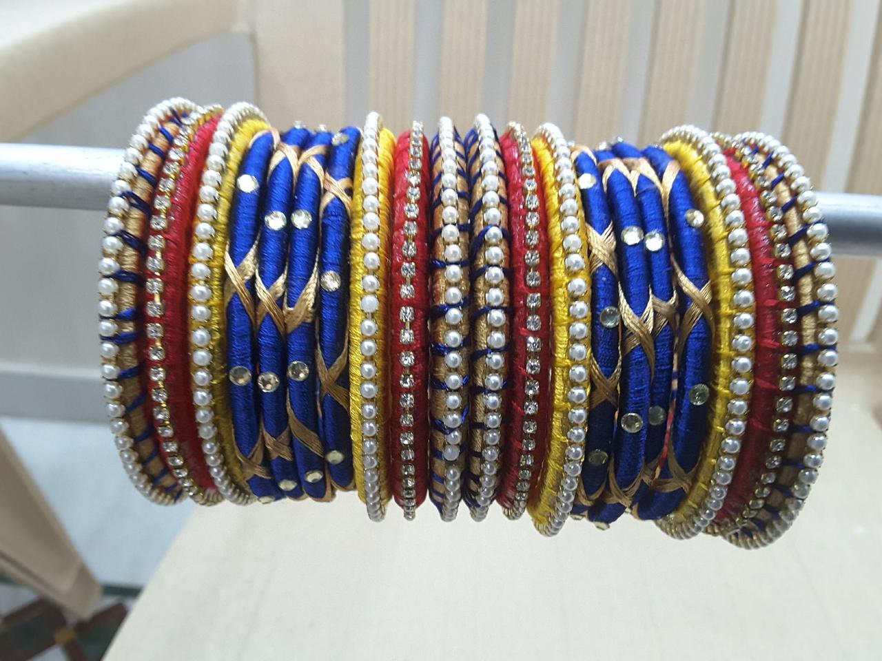 silk thread bangles 