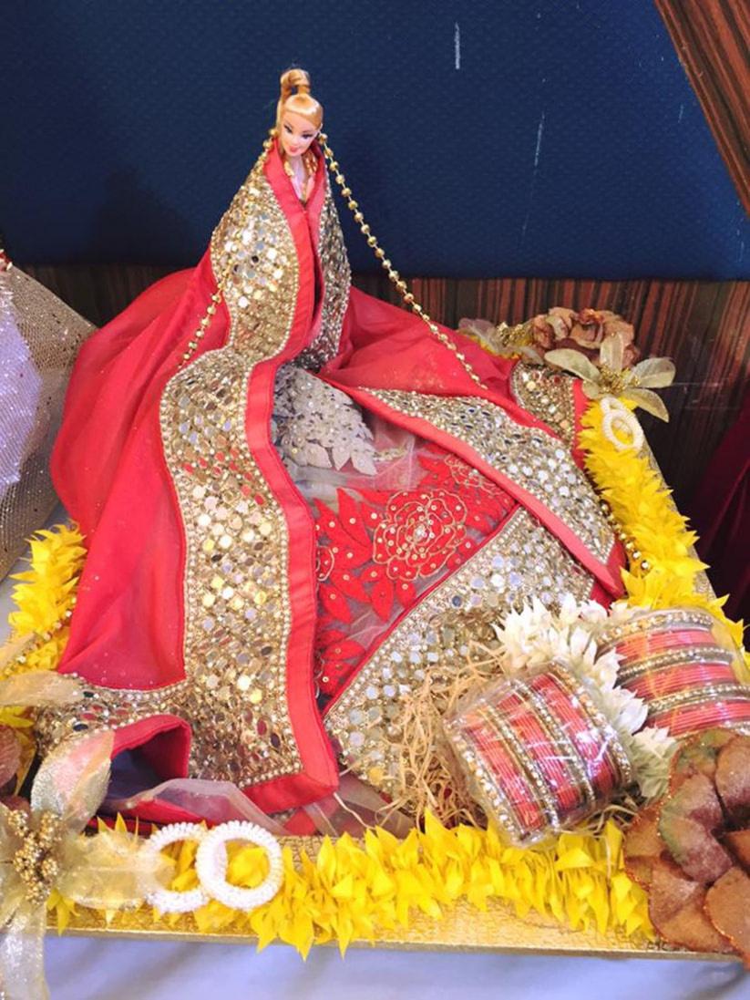 Beautiful !!! Saree Packing || Wedding Tray Decoration ideas - YouTube