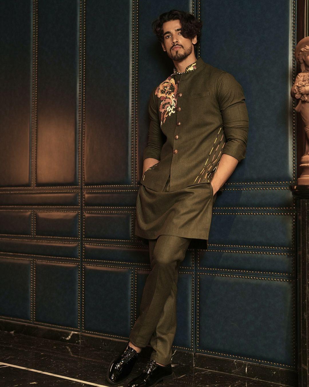 modi jacket with kurta