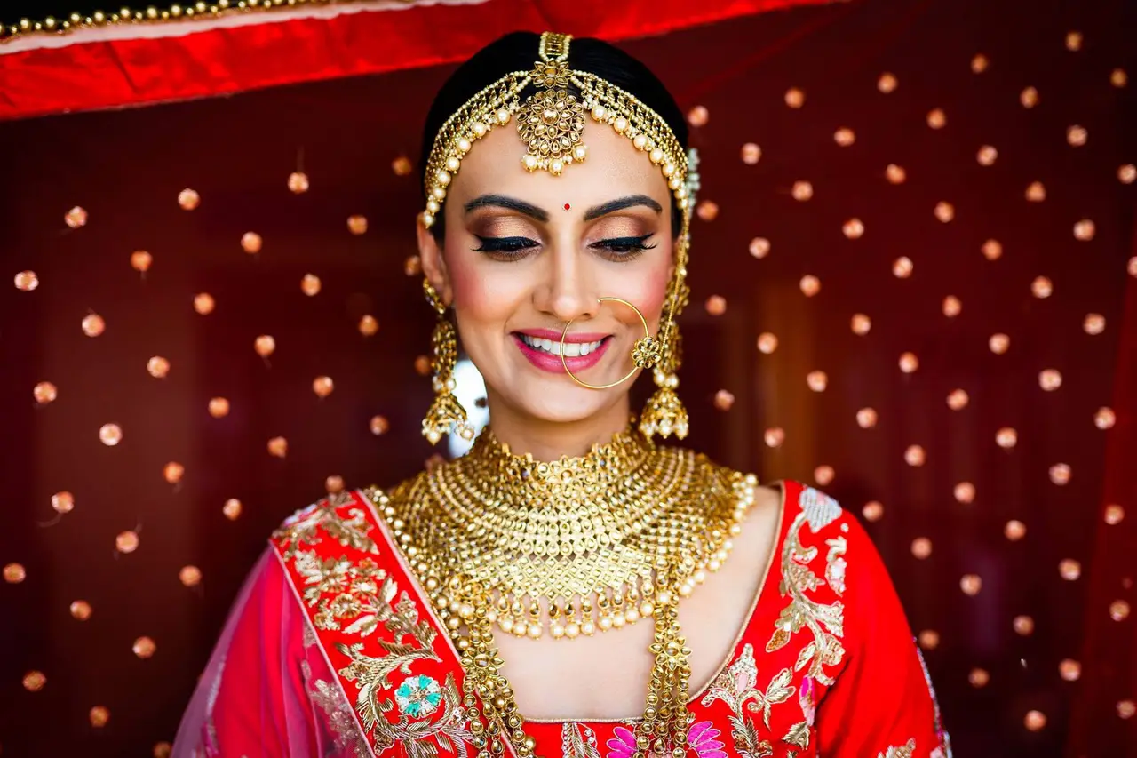 Indian Bridal Jewellery Set Traditional 20 piece ornaments for Saree &  Lehenga