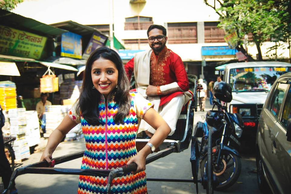 Traditional Bengali saree look | Bengali saree, Saree look, Red and white  saree