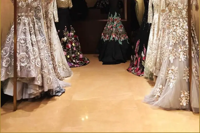 Shimmer Lycra IndoWestern Gown – FashionVibes